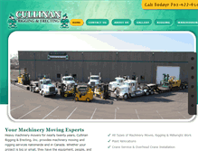 Tablet Screenshot of cullinanrigging.com